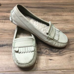 Ugg sz 8 pistachio light green flat loafers